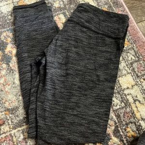 Size 10 lululemon tights (more of a fleece material but very soft!)